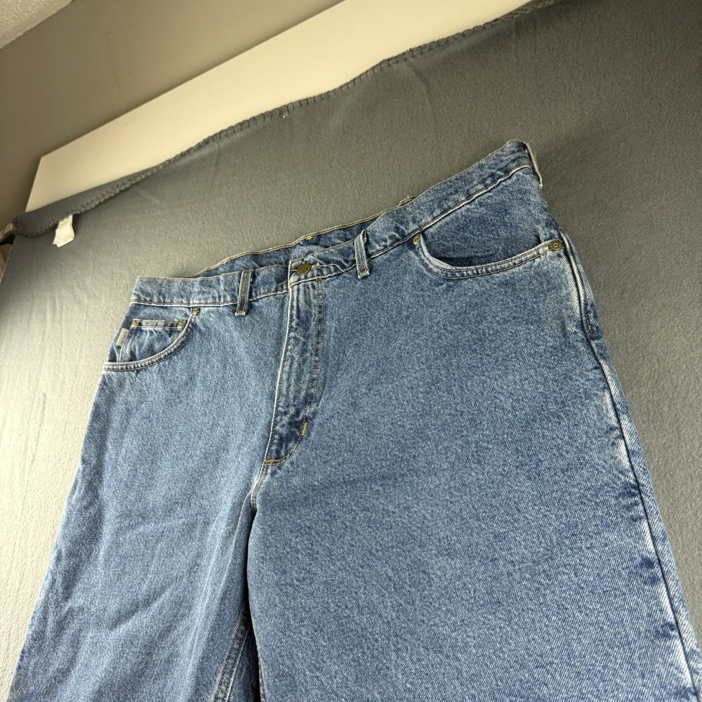 Carhartt Jeans Men's 42x30 Blue SF8517 Flannel Lined Vintage USA Deadstock NEW